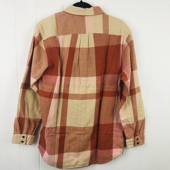 Roxy Womens Let It Go Long Sleeve Flannel Shirt X-Small - Picture 11 of 14